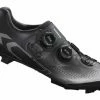 Paire De Chaussures VTT Shimano XC702 Noir/Argent Noir / Argent