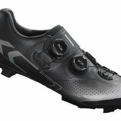 Paire De Chaussures VTT Shimano XC702 Noir/Argent Noir / Argent