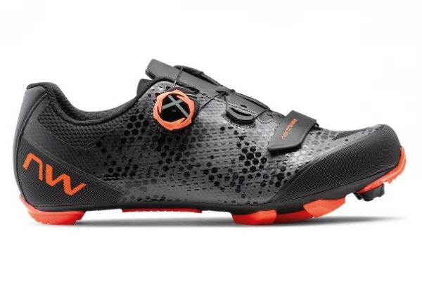 Chaussures VTT Northwave Razer 2 Gris Orange Noir / Orange 1 Chaussures VTT Northwave Razer 2 Gris Orange Noir / Orange