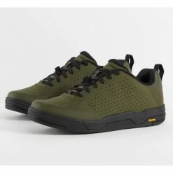 Chaussure VTT Bontrager Flatline Mountain Vert Olive Unisexe -Chaussures VTT Soldes unnamed file 1700