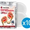 Lot De 10 Paquets De Chaufferettes Pour Orteils Yaktrax Adhesive Toe Warmers 5 Heures