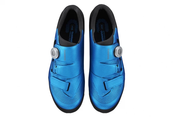 Paire De Chaussures VTT Shimano XC502 Bleu Bleu / Noir 2 Paire De Chaussures VTT Shimano XC502 Bleu Bleu / Noir – Image 2