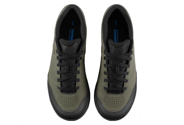 Paires De Chaussures VTT Shimano GR901 Vert Olive Noir 2 Paires De Chaussures VTT Shimano GR901 Vert Olive Noir – Image 2