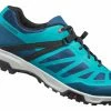 Paire De Chaussures VTT Femme Shimano ET500 Bleu