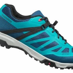 Paire De Chaussures VTT Femme Shimano ET500 Bleu