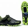 Paire De Chaussures Northwave Spider Plus 2 Noir / Vert Fluo