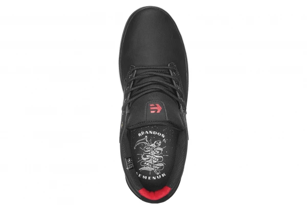 Chaussures Etnies Jameson Mid Crank MTB Brandon Semenuk Gris / Rouge 2 Chaussures Etnies Jameson Mid Crank MTB Brandon Semenuk Gris / Rouge – Image 2