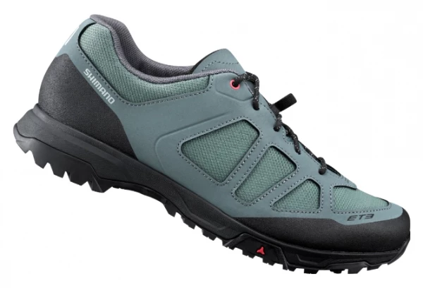 Paire De Chaussures VTT Femme Shimano ET300 Vert 1 Paire De Chaussures VTT Femme Shimano ET300 Vert