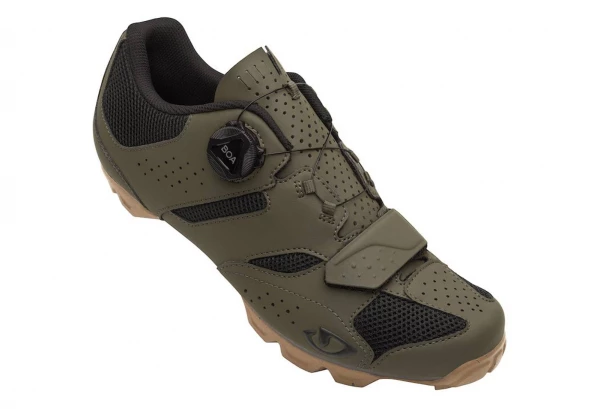 Chaussures VTT Giro Cylinder II Vert Olive / Gum Vert / Marron 5 Chaussures VTT Giro Cylinder II Vert Olive / Gum Vert / Marron – Image 5