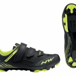 Paire De Chaussures VTT Northwave Origin Noir / Jaune Fluo