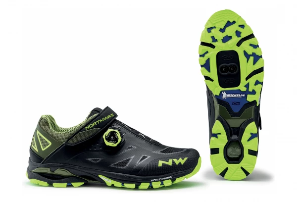 Chaussures VTT Northwave Spider Plus 2 Noir / Jaune Fluo Noir / Jaune / Fluo 4 Chaussures VTT Northwave Spider Plus 2 Noir / Jaune Fluo Noir / Jaune / Fluo – Image 4