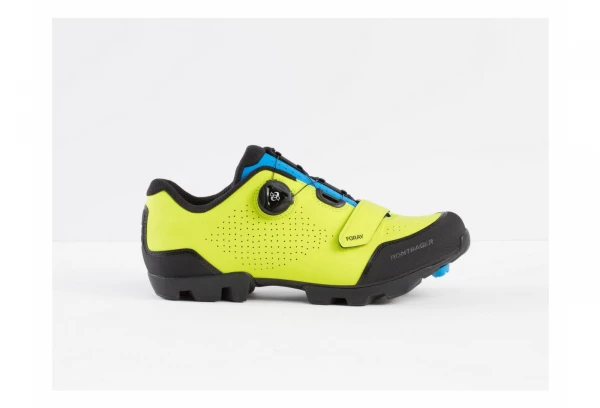 Chaussures VTT Bontrager Foray Jaune Fluo Bleu Bleu / Noir 2 Chaussures VTT Bontrager Foray Jaune Fluo Bleu Bleu / Noir – Image 2