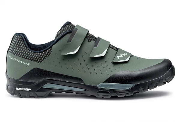 Chaussures VTT Northwave X-Trail Gris Anthracite Vert / Noir 4 Chaussures VTT Northwave X-Trail Gris Anthracite Vert / Noir – Image 4