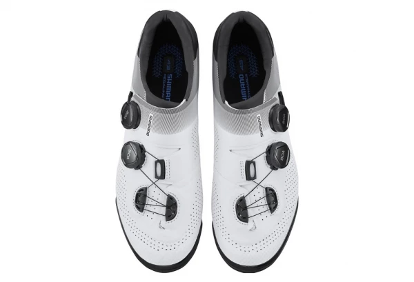 Paire De Chaussures VTT Shimano XC702 Blanc Rouge / Noir 2 Paire De Chaussures VTT Shimano XC702 Blanc Rouge / Noir – Image 2