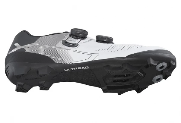 Paire De Chaussures VTT Shimano XC702 Blanc Rouge / Noir 4 Paire De Chaussures VTT Shimano XC702 Blanc Rouge / Noir – Image 4