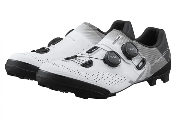 Paire De Chaussures VTT Shimano XC702 Blanc Rouge / Noir 5 Paire De Chaussures VTT Shimano XC702 Blanc Rouge / Noir – Image 5