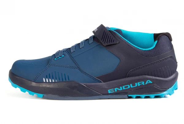 Chaussures VTT Pédales Plates Endura MT500 Burner Bleu Marine 1 Chaussures VTT Pédales Plates Endura MT500 Burner Bleu Marine